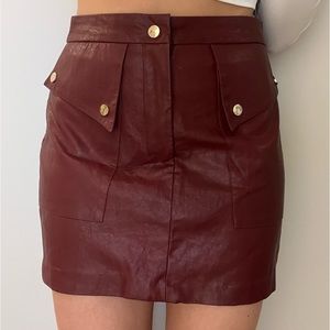 Zara, Skirt, Red, Size S